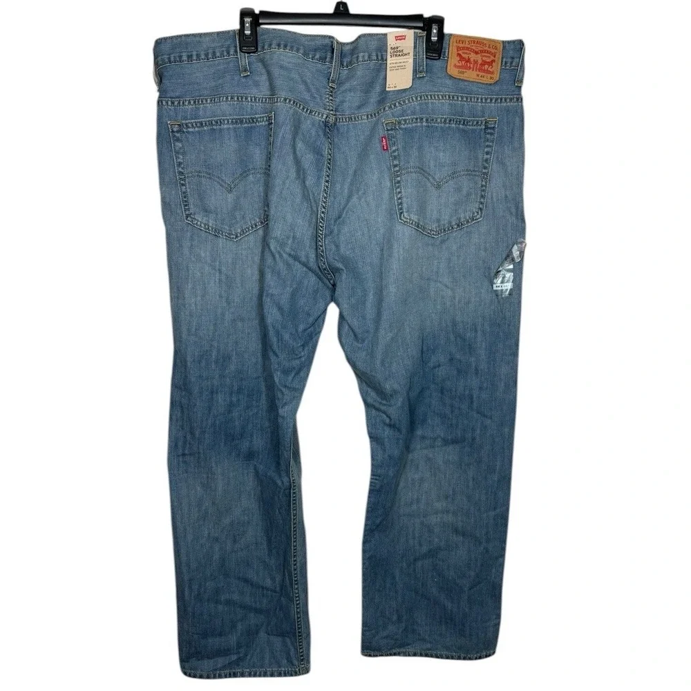 Levi's 569 Loose Straight Jeans Men's Size 44x30‎ NEW Medium Wash